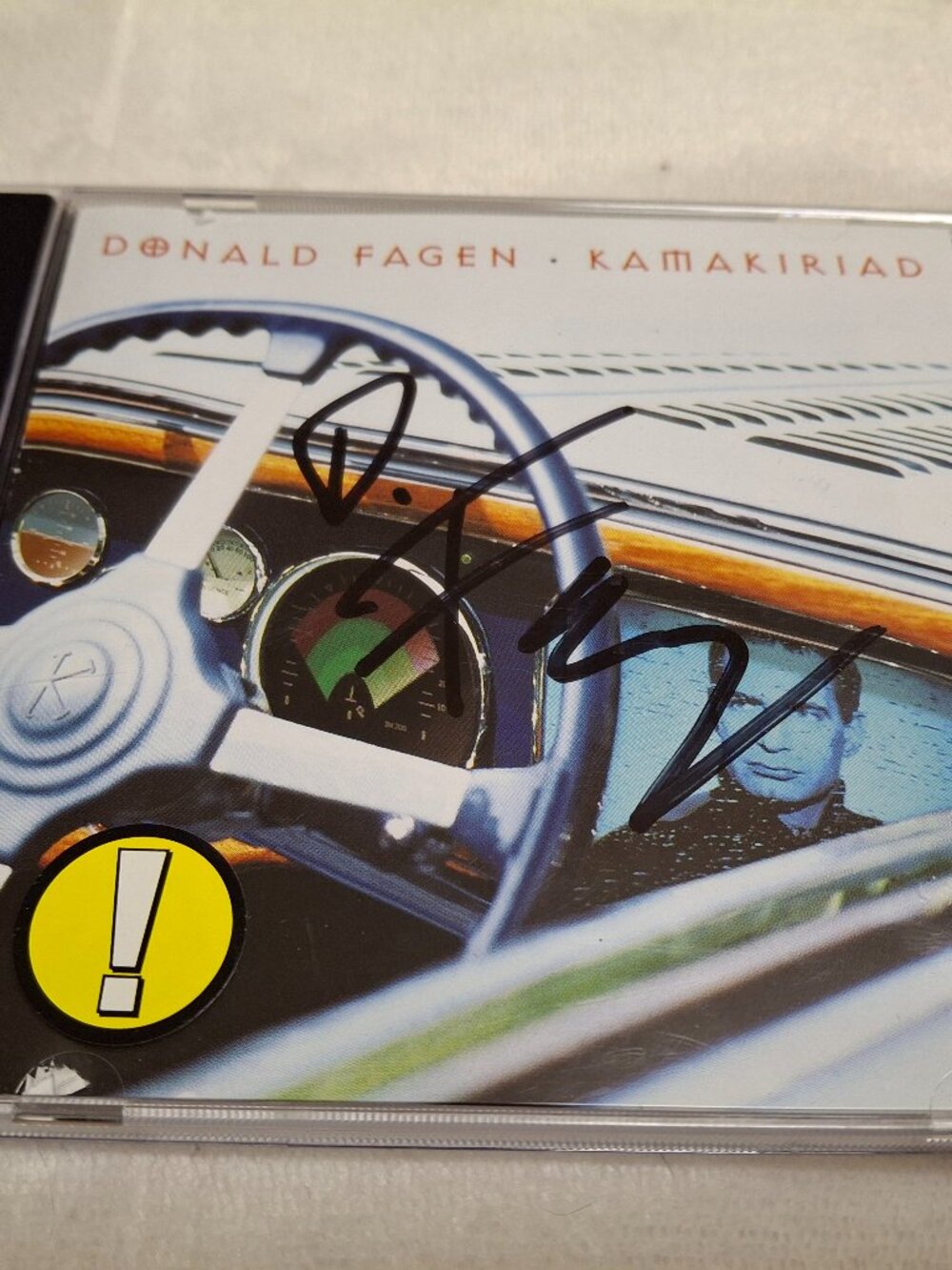 Very Rare Autographed Donald Fagen Kamakiriad CD
